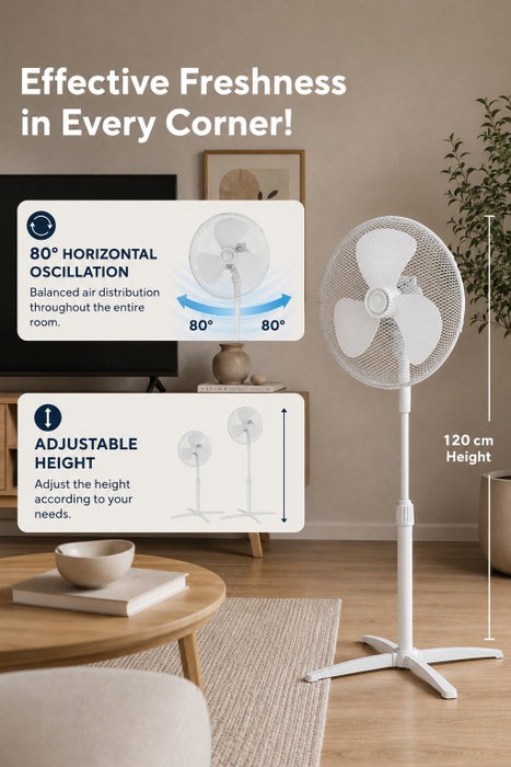 Kumtel Ventilador KTF-290 Blanco